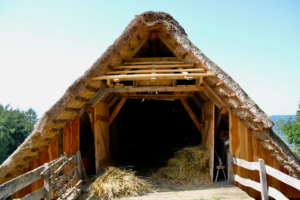 Duregg Hof Afing Stiftung Steinkeller Strohdach Sanierung Südtirol Bauernhof
