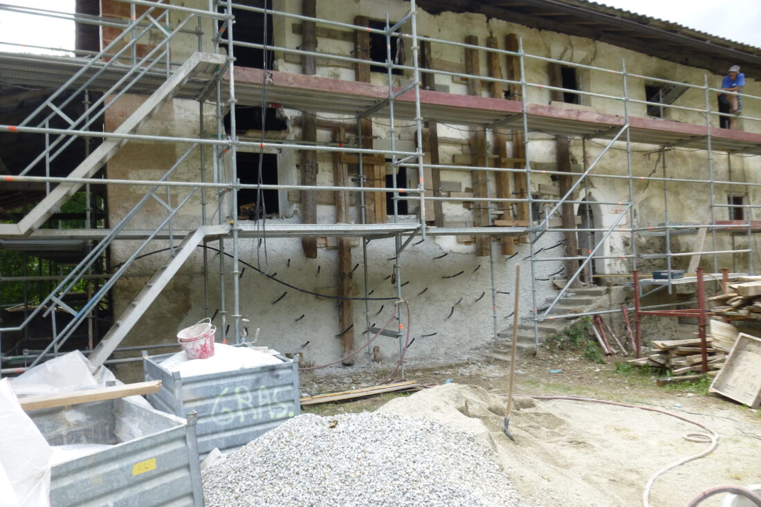 Aichnerhof Albeins Stiftung Steinkeller Förderung historischer Bauernhof